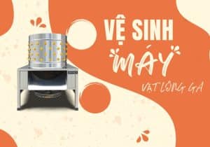 vệ sinh máy vặt lông gà