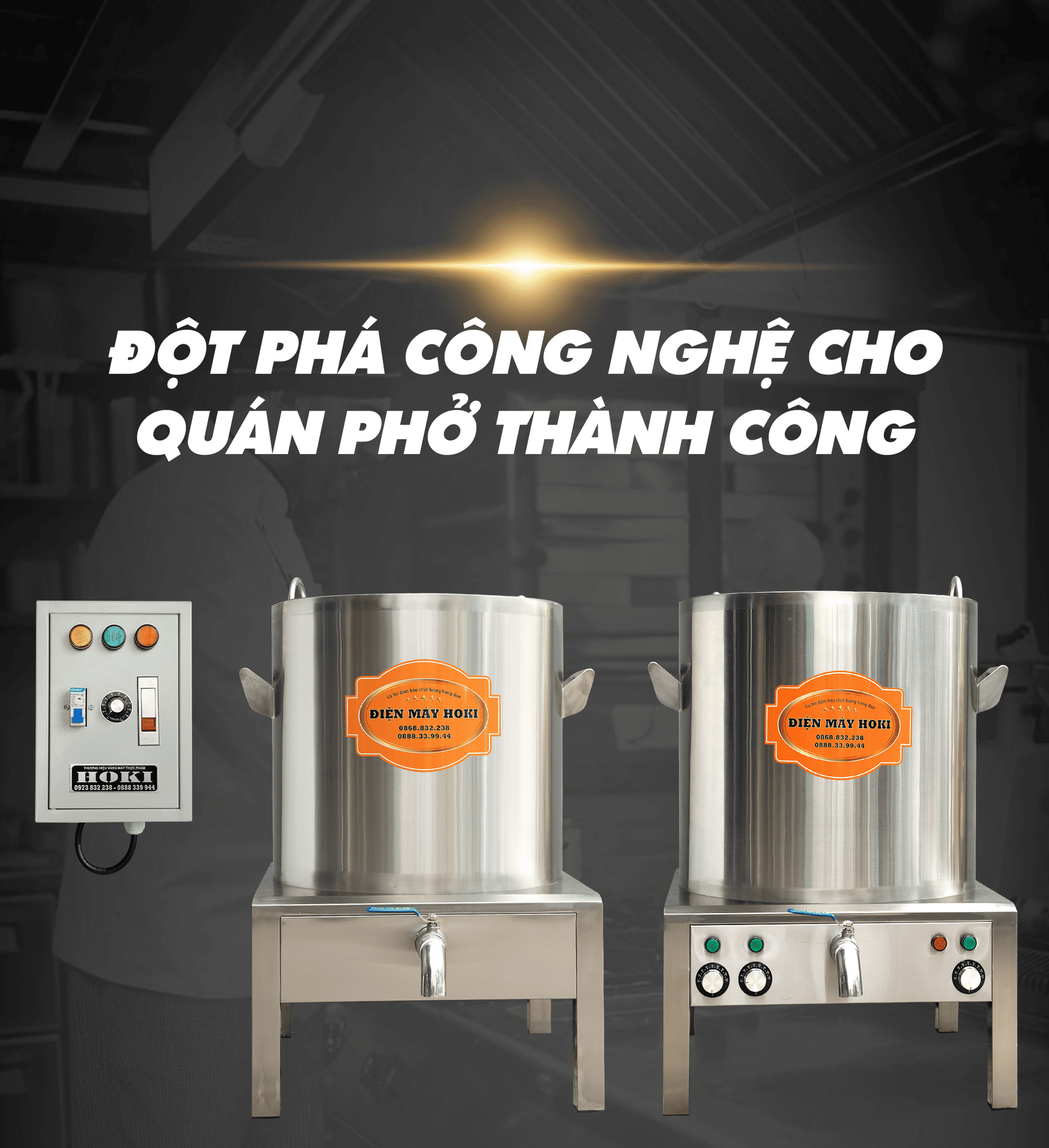 giải pháp nấu phở
